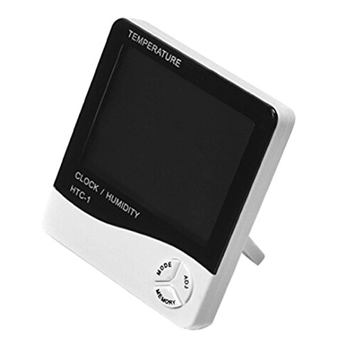 Thermometer Hygrometer digital Temperatur und Luftfeuchtigkeit Digital mit groß LCD pantanlla - 4