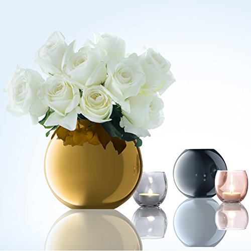 LSA International 16 cm Polka Vase gold - 6