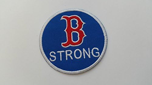 B Strong Boston Red Sox Uniform Embroidery iron on / sew on patch