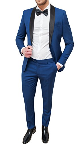 Abito uomo sartoriale blu chiaro slim fit vestito smoking elegante ... Abito uomo sartoriale blu chiaro slim fit vestito smoking elegante ...