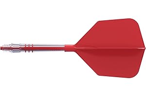 CUESOUL CUESUL Rost T19 Eje de dardo Integrado de Carbono y Vuelo de ala Grande, Conjunto de 3