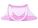 Produktbild Moskitonetz Bebe Notebook Camping Wohnwagen Garten Terrasse Strand Anti Insekten Reisebett rosa von Open Buy
