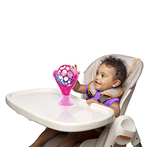 Oball 81551 Pinker Rassel-Ball mit Saugnapf - 4