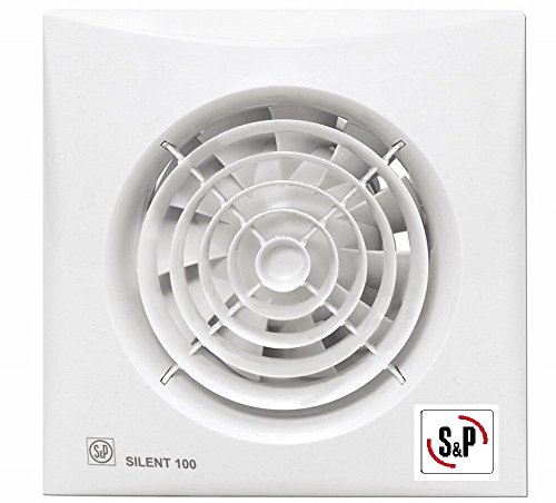 Soler & Palau; SILENT-100 CRZ; Bagno estrattore ultrasilent + timer regolabile, diam 100 mm.