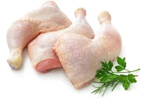 Veenas | 100% Fresh Halal Chicken Leg Piece| 1KG | Leg| With Skin |Non Veg |Chciken Frozen