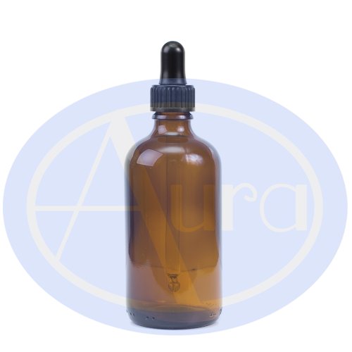 100ml BRAUNGLAS-Flasche mit GLAS-Pipette. Ätherisches Öl / Verwendung in Aromatherapie