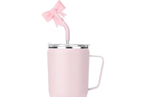 QSNAILFRR Stanley - Coperchio per tazza con tappo di cannuccia in silicone, anti-polvere, riutilizzabile, 10 mm