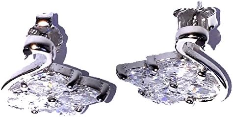Silver Swan shape Earrings