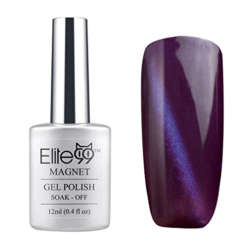 Elite99 UV LED Cat Eye 3D Farbe Gel auflösbarer Nagellack Pearl 12ml