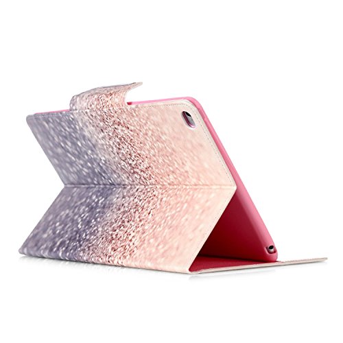 iPad Air 2 Hülle, iPad Air 2 Cover, DEENOR Colorful Classic Design PU Leather Stand schutzhülle hülle für Apple iPad Air 2 iPad 6. Quicksand - 5