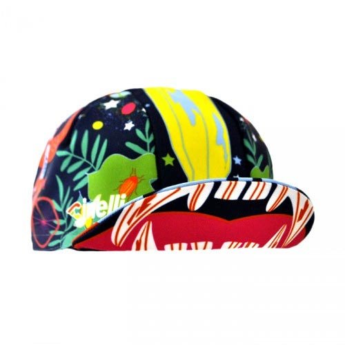 Cinelli Cap Vintage Fahrrad Rider Mützen Kappen Fixie Retro Rennrad Fahrer, RiderCaps, Stil Jungle Zen - 2