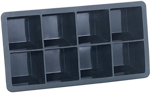 infactory XXXL-Eiswürfelform für 8 Eiswürfel (1 Liter), 3er-Set - 3
