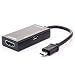 Produktbild Saxonia MHL zu HDMI Adapter für Smartphones, Tablets (Micro-USB 5 polig) Full HD Bild + Tonübertragung Schwarz *Beschreibung Beachten*