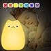 Produktbild LED Nachtlicht Kinder, omitium Baby Nachtlampe Touch Lampe mit Farbwechsel Nachtlicht USB Wiederaufladbare Nachttischlampe fürs Schlafzimmer und Wohnräume, Stimmungslicht, Dekoratives Nachtlicht