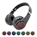 Produktbild Bluetooth Kopfhörer On Ear,Auto-Switch 7 Farbverändernde drahtlose Bluetooth Headset Sport Card Kopfhörer ,bequemes Tragen für Kinder und Erwachsene,für iPhone Samsung Huawei Xiaomi (Schwarz)