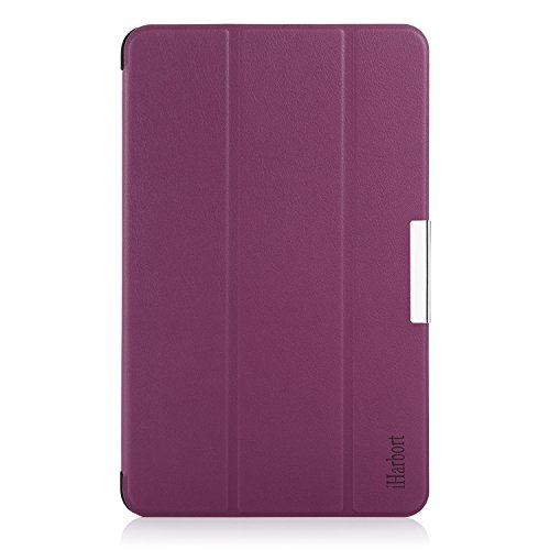 iHarbort® Samsung Galaxy Tab E 9.6 Hülle – Ultra Slim Leder Tasche Hülle Etui Schutzhülle Für Samsung Galaxy Tab E 9.6 Zoll T560 T565 Case Cover Holder (Galaxy Tab E 9.6, lila) - 7