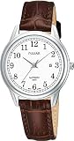 Pulsar Uhren Damen-Armbanduhr XS Klassik Analog Quarz Leder PH7187X1