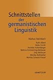 Image de Schnittstellen der germanistischen Linguistik