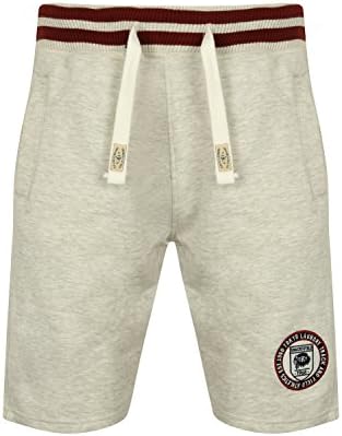 Tokyo Laundry Mens Belcarra Point Jogger Shorts Oat Grey Marl - Large