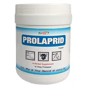 REFIT ANIMAL CARE Veterinary Prolapse Cure Powder for Cow, Cattle & Buffalo, 500 GMS, Prolaprid