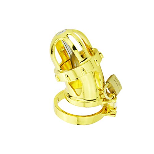 Preisvergleich Produktbild KTYXGKL Männliche Reine Spielzeugzubehör der goldenen männlichen Plaketteverschlußkatheters Spielzeug für Erwachsene (größe : S:38mm)