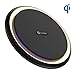 Price comparison product image andobil Boost 15W Wireless Charger, Qi Certified Aluminum Alloy Fast Charging Induction Pad Hand-Polished Compatible iPhone Xs Max/XS/XR/X/8/8 plus, Samsung Galaxy S10/S10+/S9/S9+/S8/S8+, AirPods 2
