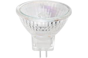 EKSAVE MR11 Halogenlampen 12V 35W GU4 Bi-Pin Base Spotlight Dimmbare Glasabdeckung 35mm Durchmesser Warmweiß 2700K （8 stück）