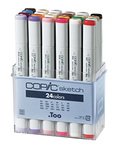 Copic - 21075524 - Set de 24 rotuladores para dibujo
