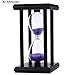 Produktbild EbuyChX Hourglass Sand Timer 30 Minutes Wood Sand Timer for Kitchen Office Sch Black Purple