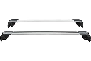 Omad Kompatibel mit Smart #1 2022-2024 ACE-2 Relingträger Dachträger Auto Gepäckträger Grau Aluminium 2 Stangen