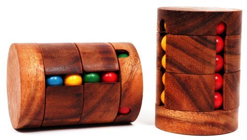 Preisvergleich Produktbild Revolve - Kugelpuzzle aus Holz - Zauberwürfel 2.0 - Drehpuzzle - Denkspiel