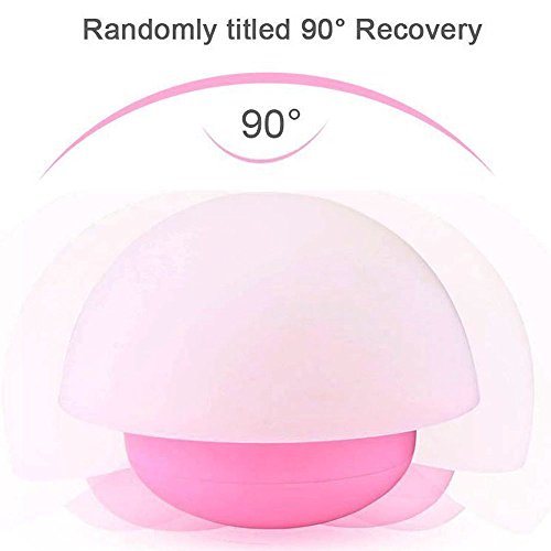 LED Nachtlicht, BestFire LED Berührungssensor dimmare Atmosphären-Lampe, Mini Stimmung Lampe, Pilz Lampe, Yoga Lampe Mushroom Lampe Bettlampe Tumbler mit 3 Heiligkeitstufen, dimmbares Warmweiß/Farbwechsel mit Touch Schalter für Babys Zimmer,Schlafzimmer, Wohnräume, Camping, Picknick Indoor/Outdoor - 3
