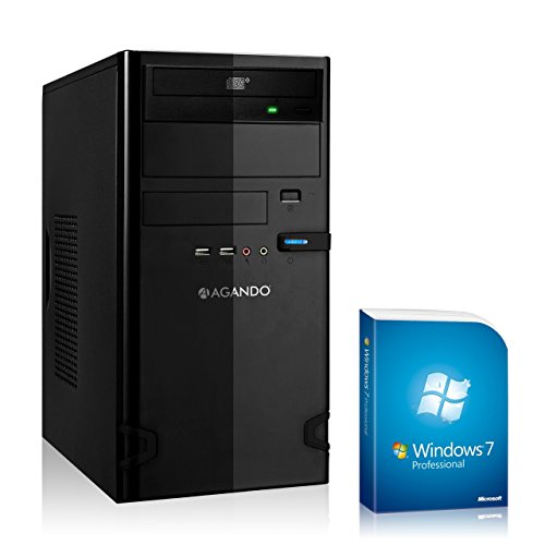 Leiser Einsteiger & Multimedia-PC AGANDO campo 6484a6 | AMD A6-6400K 2x 3.9GHz | 8GB RAM | AMD HD8470D 2GB | 500GB HDD | DVD-RW | Gigabit-LAN | 7.1 Sound | Win7Pro | 36 Monate Garantie