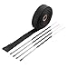 Produktbild SeniorMar Unbrennbarer Turbo Verteiler Isolierende Auspuff Header Wrap Tape Thermische Edelstahl Zip Krawatten Für Autos Motorrder