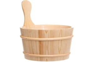 ‎WEIGAND WEIGAND® Saunakübel mit Einsatz I 4 Liter I Eimer I Saunazubehör I Sauna Zubehör für den nahezu perfekten Saunaaufguss I 4 L