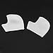 1 Pair Moisturising Silicone Gel Heel Protectors Socks for Dry Hard Cracked Skin, Transparent