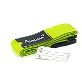 Funciones y detalles: Detallada del tamaño: Longitud 200 cm, Anchura: 5 cm - se adapta a todos los tamaños de equipaje, hebilla ajustable del plástico ABS, material de nylon de primera calidad, paquete incluye: 1 x cinturón