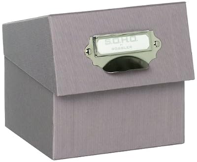 Rössler Papier 1325452490 Boîte à photos S.O.H.O., 15,2 x 16,7 x 12,5 cm (Taupe)