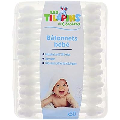 Casino TILAPINS Bâtonnets Bébé Cotons Tiges