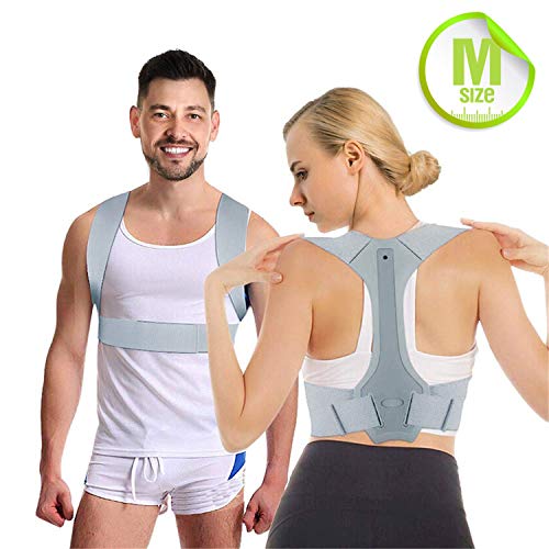 CFX Corrector Postura Espalda y Hombros, Espalda Recta Soporte, Correctores Postural Faja, Corregir Postura Sentado Enderezar para Mujer e Hombres, Posture Corrector Aliviar la Joroba(M)
