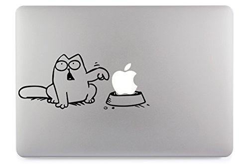 Cat Katze Katzenauge Apple MacBook Air Pro Aufkleber Skin Decal Sticker Vinyl (13")