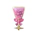 Produktbild RepairMedia-Shop RM XXL Happy Birthday Geburtstag Luftballon Helium Gas Folien Aluminium Ballon Sektglas Champagner Glas Pink P031 RM