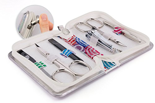Drei Schwerter | Exklusives 6-teiliges Maniküre – Pediküre – Nagelpflege-Set / Etui | Qualität – Made in Solingen | VERSCHIEDENE DESIGNS (002136) - 3