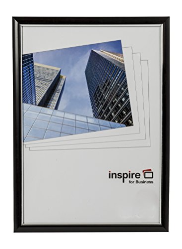 TUPAC EASA4BKP Inspire Picture Frame Easy Loader, A4, 14 mm, negro