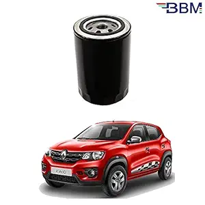 BBM High performance Oil Filter Compatible With Renault Kwid Petrol Engine [Random Colour] model 2016 2017 2018 2019 2020 2021