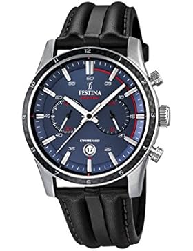 Festina Herren-Armbanduhr Chronograph Quarz Leder F16874/2