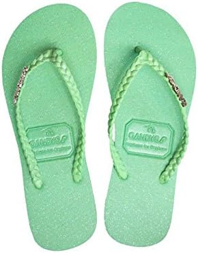 Gandys Mint Flip Flops - Glitters - Size 2/3 - Boxed