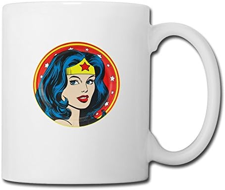 Long5ZG Wonder Woman Funny Ceramic Mug Coffee Cup One Size