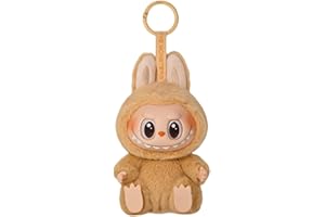 ARVALOLET Labubu Sit-Down Party Figurina in vinile 5,9 pollici bambola Macaron portachiavi regalo