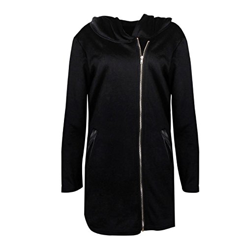 Preisvergleich Produktbild Komise Mädchen Kapuzenpullover mehrfarbig schwarz Größe S